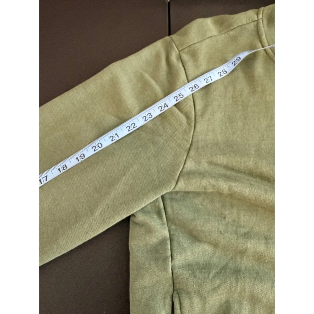 Gustin French Terry Bomber Green Men's Classic Minimalist Casual Basic Medium